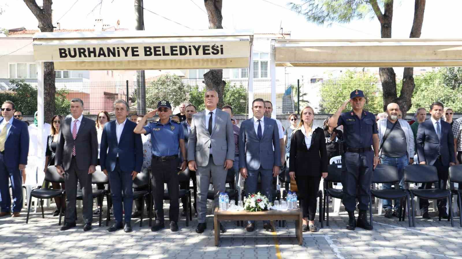 2023-2024 EĞİTİM ÖĞRETİM YILI İLKÖĞRETİM HAFTASI, BURHANİYE’DE DÜZENLENEN TÖRENLE KUTLANDI.