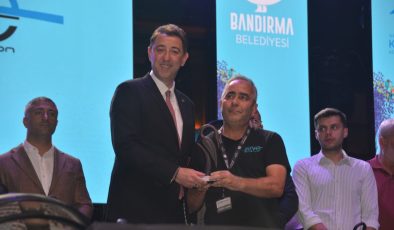 Doludizgin geçen festivalin sponsorlarına plaket töreni 