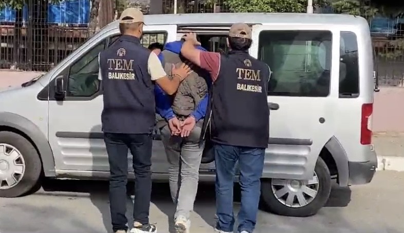Balıkesir İl Emniyet Müdürlüğü Terörle Mücadele Şube Müdürlüğü görevleri tarafından