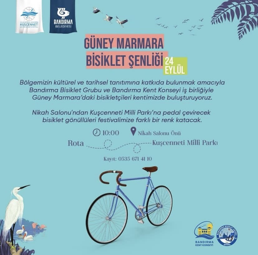 32’nci Uluslararası Bandırma Kuşcenneti Kültür ve Turizm Festivali kapsamında “Güney