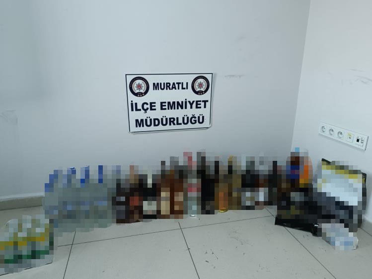 KAÇAK GÜMRÜK KAÇAĞI İÇKİLERE EL KONULDU.