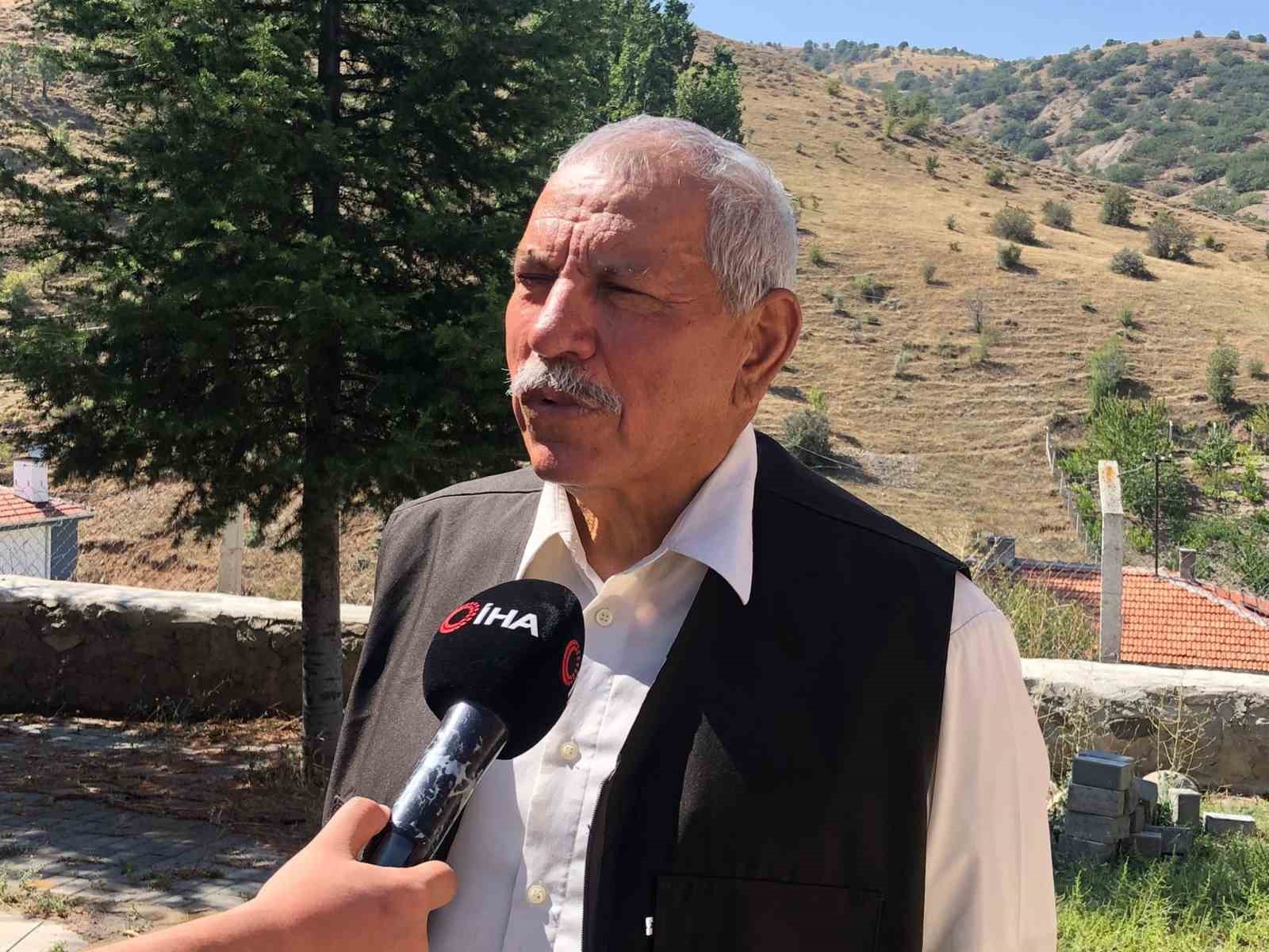 KÖY DERNEĞİNİN BAŞKANI ALİ SAİD KAYMAK, OLAYLA İLGİLİ KONUŞTU