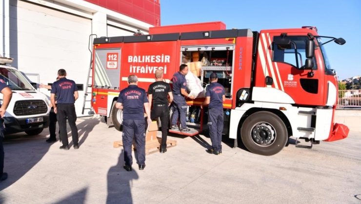 Balıkesir Büyükşehrin arama kurtarma ekibi Libya’da