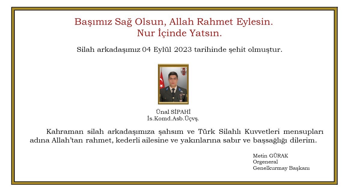 MİLLİ SAVUNMA BAKANLIĞI (MSB), EL YAPIMI PATLAYICININ (EYP) İNFİLAK ETMESİ