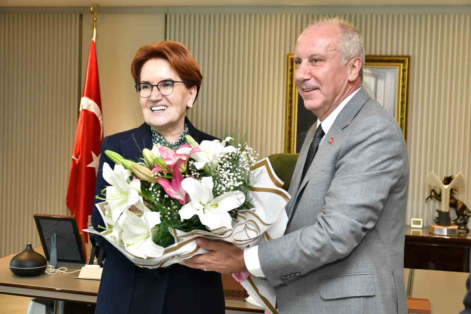 MEMLEKET PARTİSİ GENEL BAŞKANI MUHARREM İNCE, İYİ PARTİ GENEL BAŞKANI