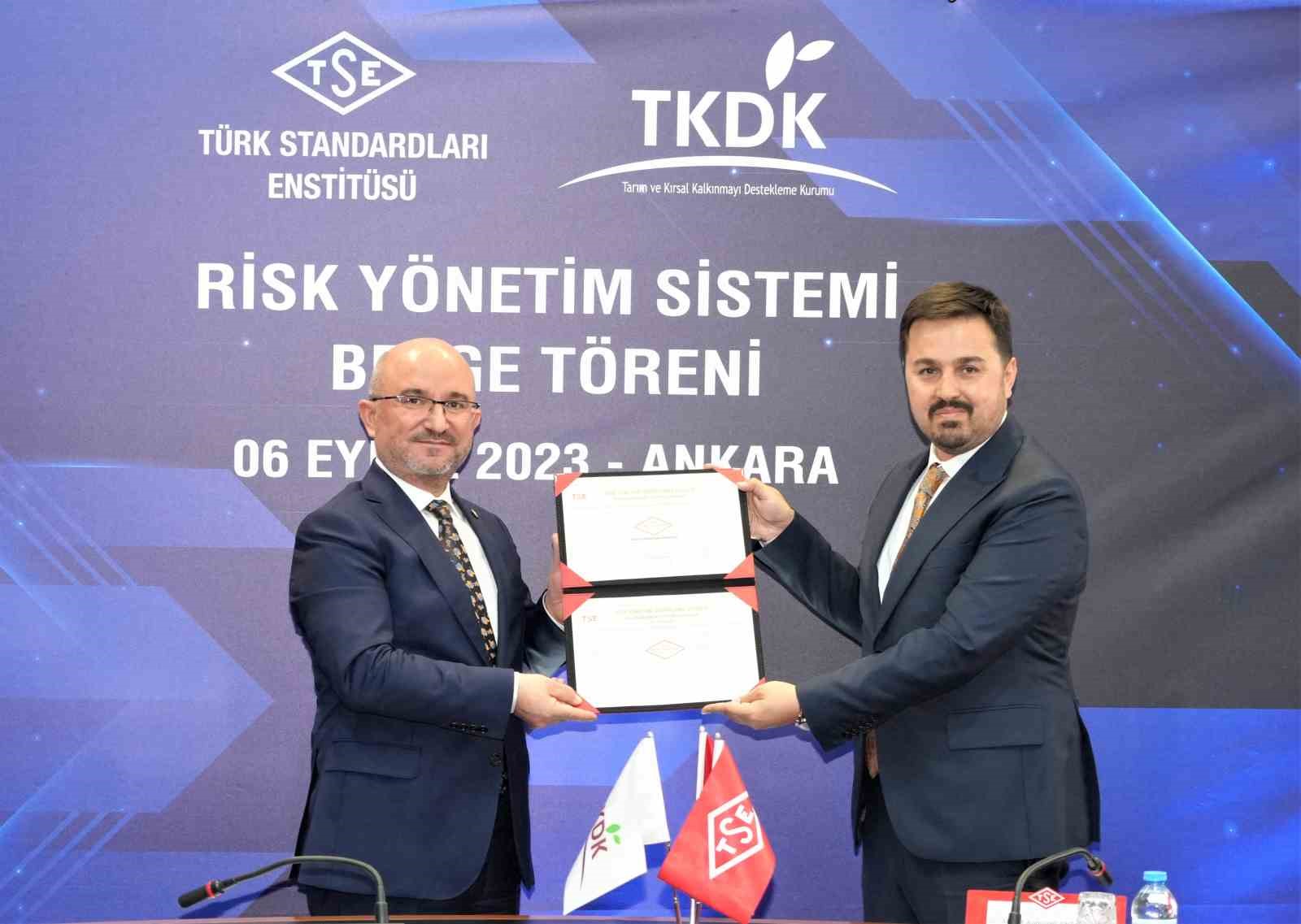 TARIM VE KIRSAL KALKINMAYI DESTEKLEME KURUMU (TKDK), TÜRK STANDARDLARI ENSTİTÜSÜ