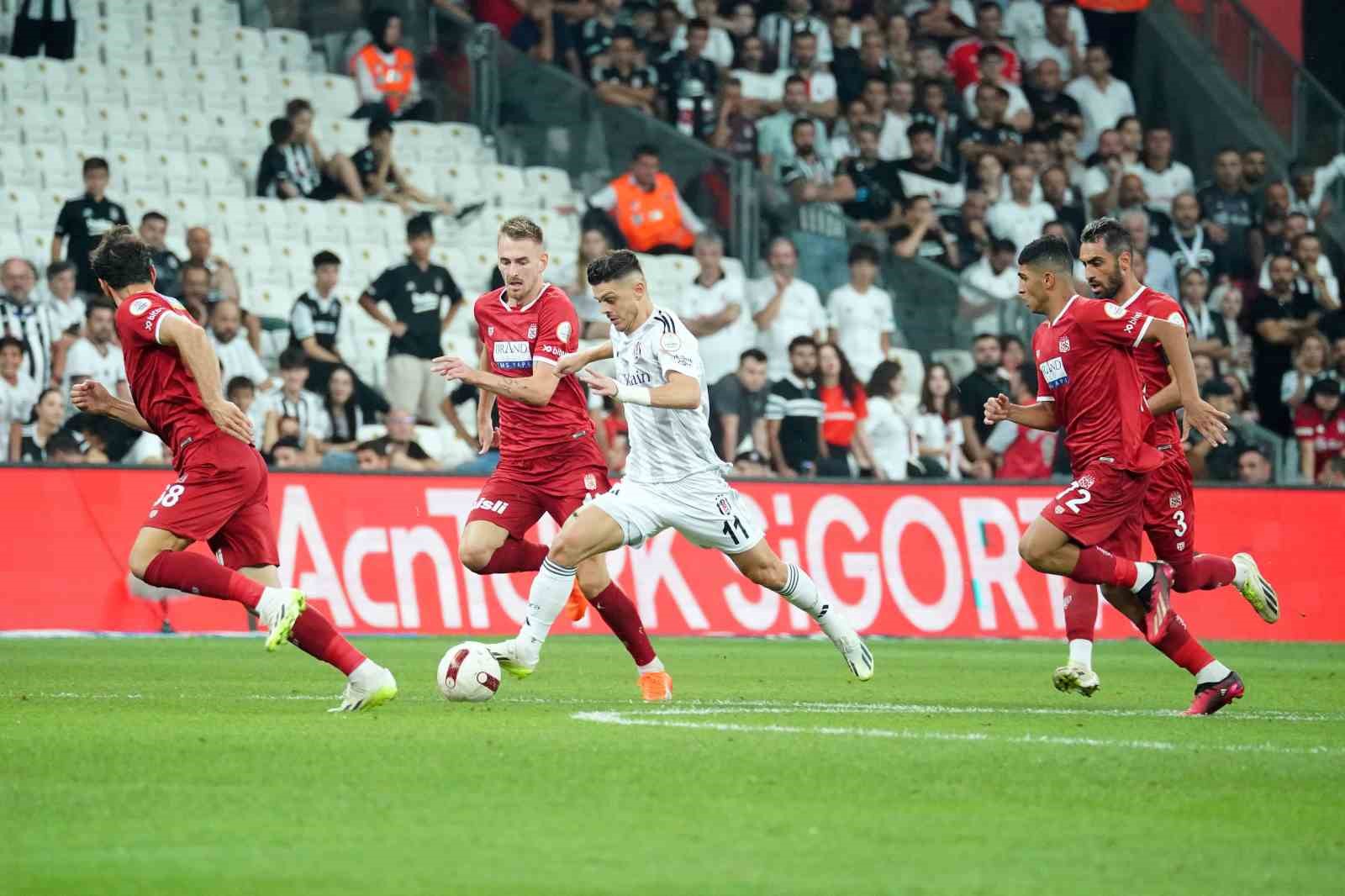 TRENDYOL SÜPER LİG’İN 4. HAFTASINDA BEŞİKTAŞ, KONUK ETTİĞİ SİVASSPOR'U 2-0
