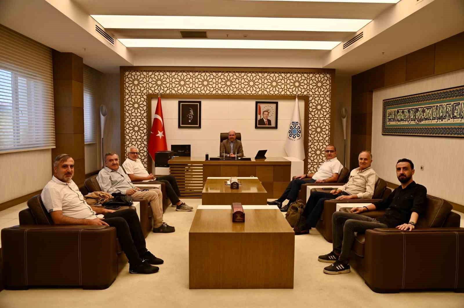 TSYD KONYA ŞUBE BAŞKANI MURAT DÖNMEZ VE ŞUBE YÖNETİCİLERİ, SELÇUKLU