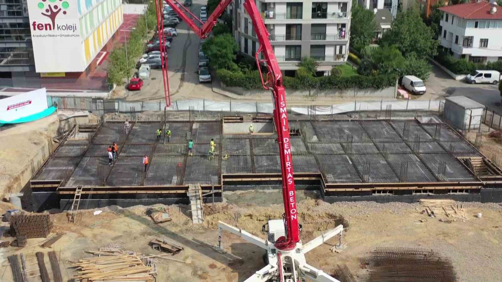 TUZLA’DA 24 SINIFLI RECEP PAYLAN ANADOLU LİSESİ İÇİN ZEMİN BETON