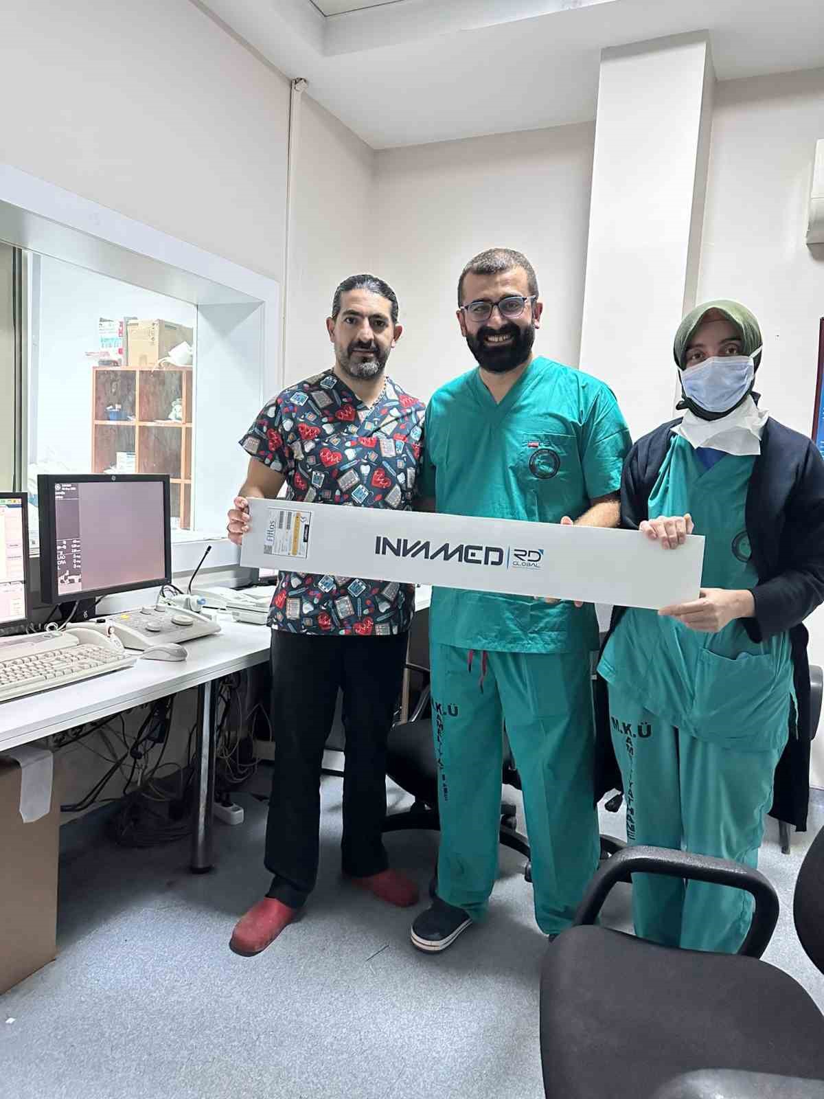 INVAMED AR-GE LABORATUVARLARINDA GELİŞTİRİLEN VE ÜRETİM KAMPÜSÜNDE ÜRETİLEN TÜRKİYE'NİN İLK