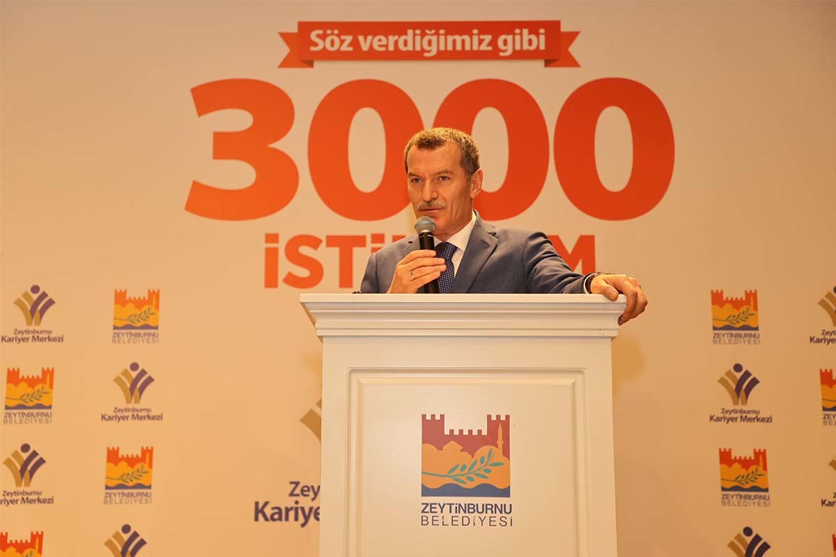 ZEYTİNBURNU BELEDİYESİ’NİN 2019 YILINDA İŞ ARAYANLA PERSONEL ARASINDA BİR KÖPRÜ