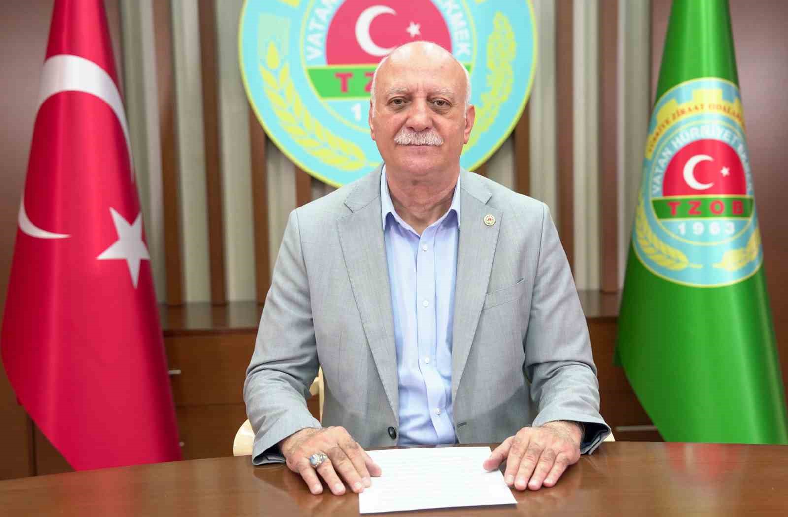 TÜRKİYE ZİRAAT ODALARI BİRLİĞİ (TZOB) GENEL BAŞKANI ŞEMSİ BAYRAKTAR, ZEYTİNYAĞI