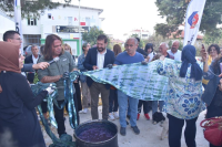 Balıkesir’in Sındırgı ilçesinde Cumhuriyet’in 100.yılı etkinlikleri, geleneksel yöntemleri gün yüzüne