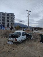 Karabük’te iki otomobilin çarpışması sonucu meydana gelen trafik kazasında 2
