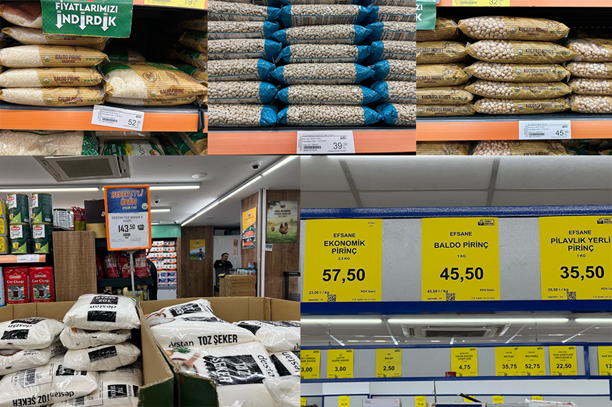 Marketlerdeki fiyat farkları dikkat çekti Tarım Kredi Kooperatif marketler temel gıda ürünlerini zincir marketlere göre