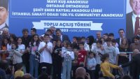 Sancaktepe’de düzenlenen toplu okul açılış törenine katılan Milli Eğitim Bakanı