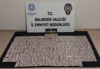 Balıkesir İl Emniyet Müdürlüğü Narkotik birimleri tarafından aracında Sentetik Ecza