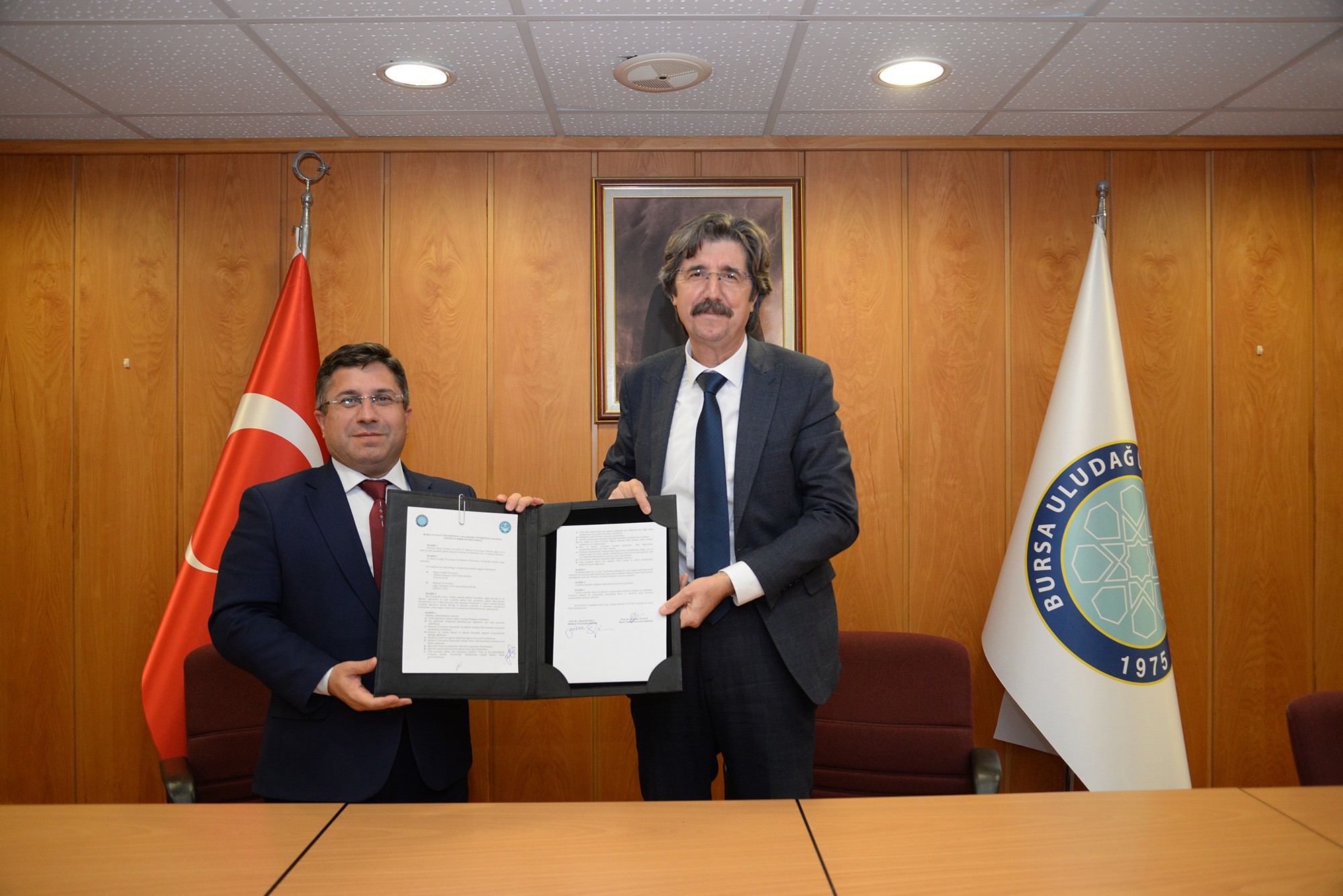 Bursa Uludağ Üniversitesi (BUÜ) ile Balıkesir Üniversitesi (BAÜN) arasında imzalanan