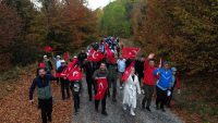 Sındırgı’da Cumhuriyet’in 100. Yıl coşkusu 1764 rakımlı Ulus dağının zirvesinde
