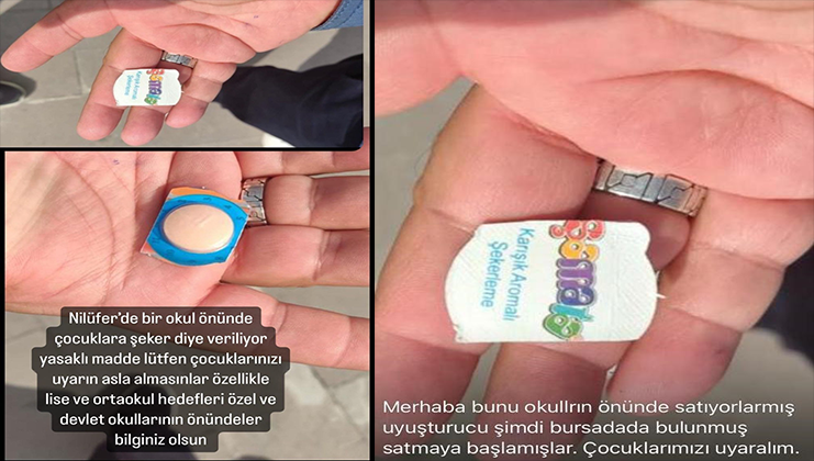 Bursa’da bir ilkokulun önünde uyuşturucu satıldığı yönünde sosyal medyada ve