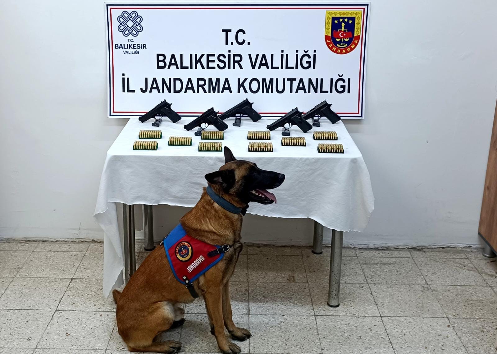 Balıkesir İl Jandarma Komutanlığı ekipleri, Sakarya’dan Balıkesir’e silah ve mühimmat