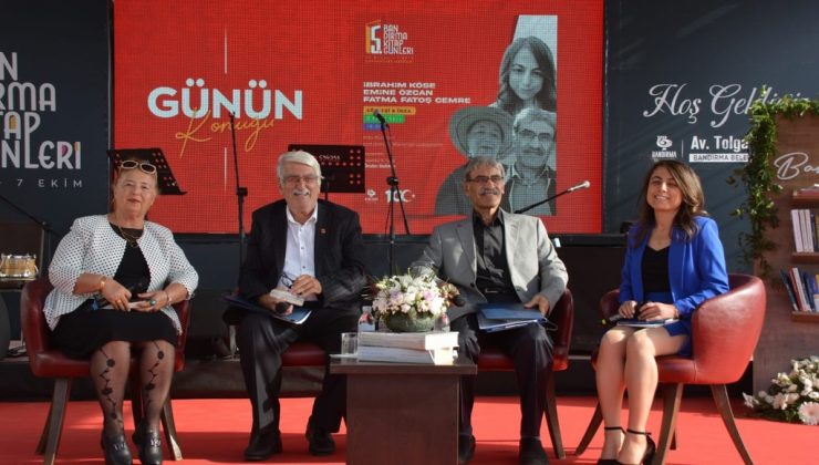 Bandırmalı yazarlar kitapların büyülü dünyasını anlattı