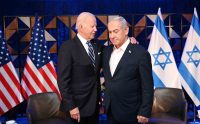 ABD BAŞKANI JOE BİDEN, TEL AVİV’DE İSRAİL BAŞBAKANI BİNYAMİN NETANYAHU