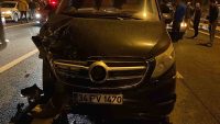 ATAŞEHİR'DE ZİNCİRLEME TRAFİK KAZASI: 2 YARALI