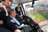 Talas Mevlana-Cumhuriyet Meydanı tramvay hattı hizmete başladı