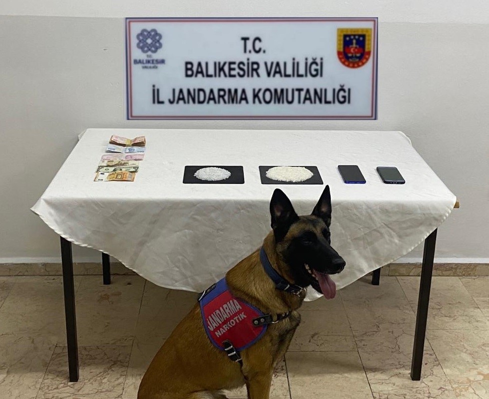 BALIKESİR'DE JANDARMADAN UYUŞTURUCU OPERASYONU