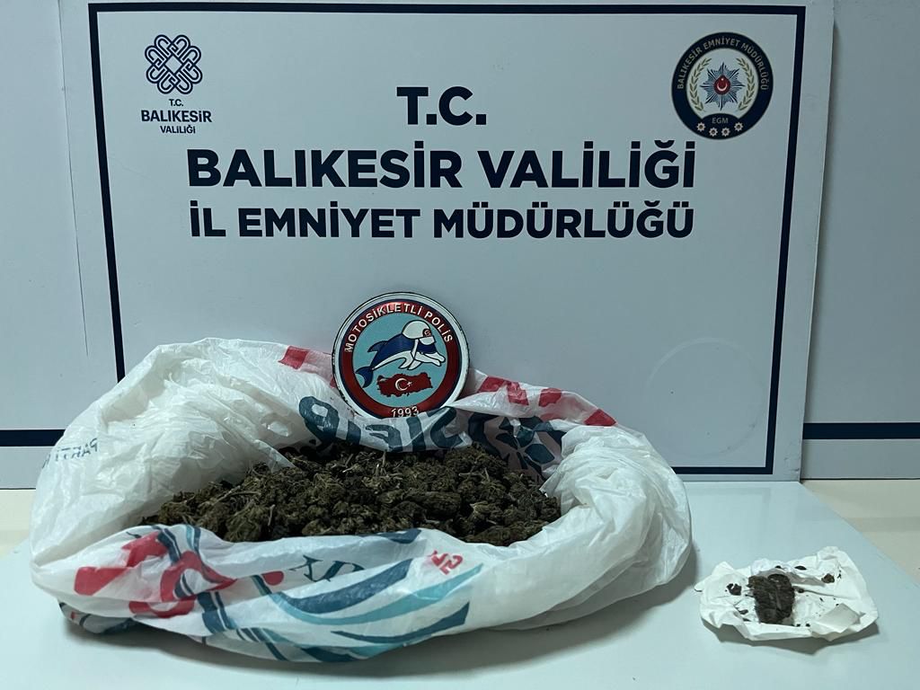 Bandırma İlçe Emniyet Müdürlüğü  Yunus Timlerince kent genelinde uyuşturucu ile