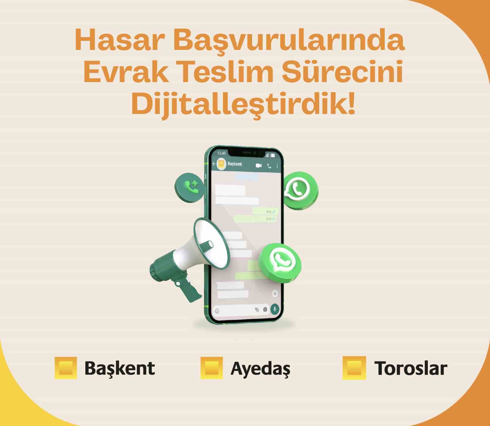 Enerjisa Dağıtım Şirketleri’nden hasar başvuru sürecinde dijital dönüşüm ENERJİSA DAĞITIM ŞİRKETLERİ BAŞKENT EDAŞ, AYEDAŞ VE TOROSLAR EDAŞ HİZMET