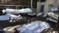 GAZZE ŞERİDİ'NİN EN BÜYÜK HASTANESİ OLAN ŞİFA HASTANESİ'NDE İSRAİL'İN SALDIRILARINDA