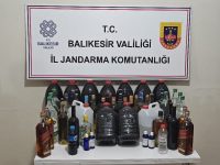Gönen'de sahte alkol ve içki opersyonu