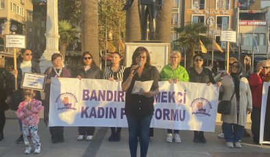 Bandırma’nın Emekçi Kadınları’ndan İsrail’e tepki