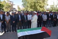 SINDIRGI’DA FİLİSTİNLİLER İÇİN GIYABİ CENAZE NAMAZI KILINDI