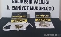 Balıkesir’de Motosikletli Yunus ekipleri 2 şüpheli şahsa şok uygulama yaptı.