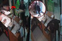 Tekirdağ’ın Çorlu ilçesinde bir börekçiden para çalarken kameralara ve iş