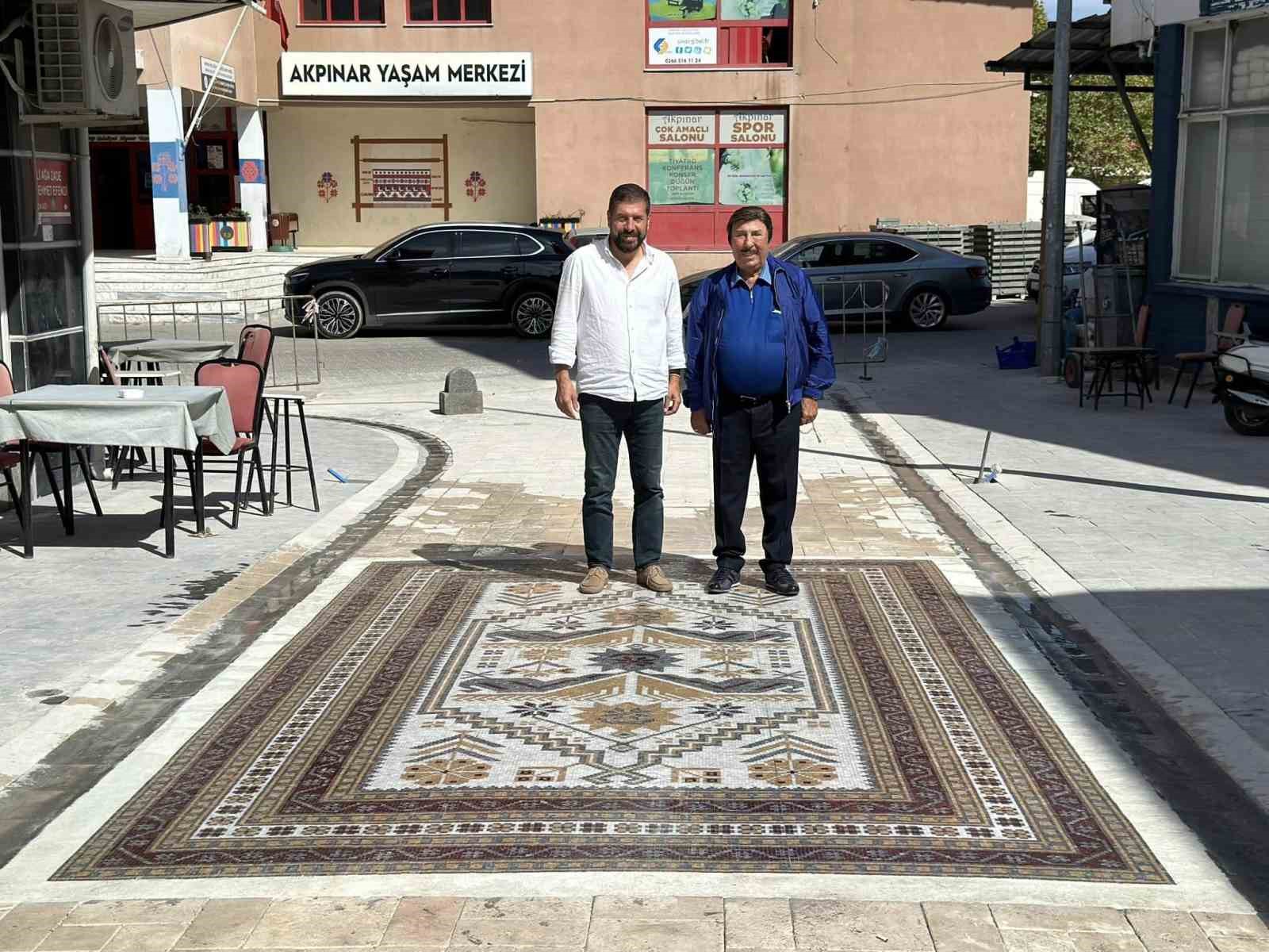 Yağcıbedir halıları, Kültür Yolu Caddesine döşeniyor YAĞCIBEDİR HALILARI KÜLTÜR YOLU CADDESİNE DÖŞENİYOR