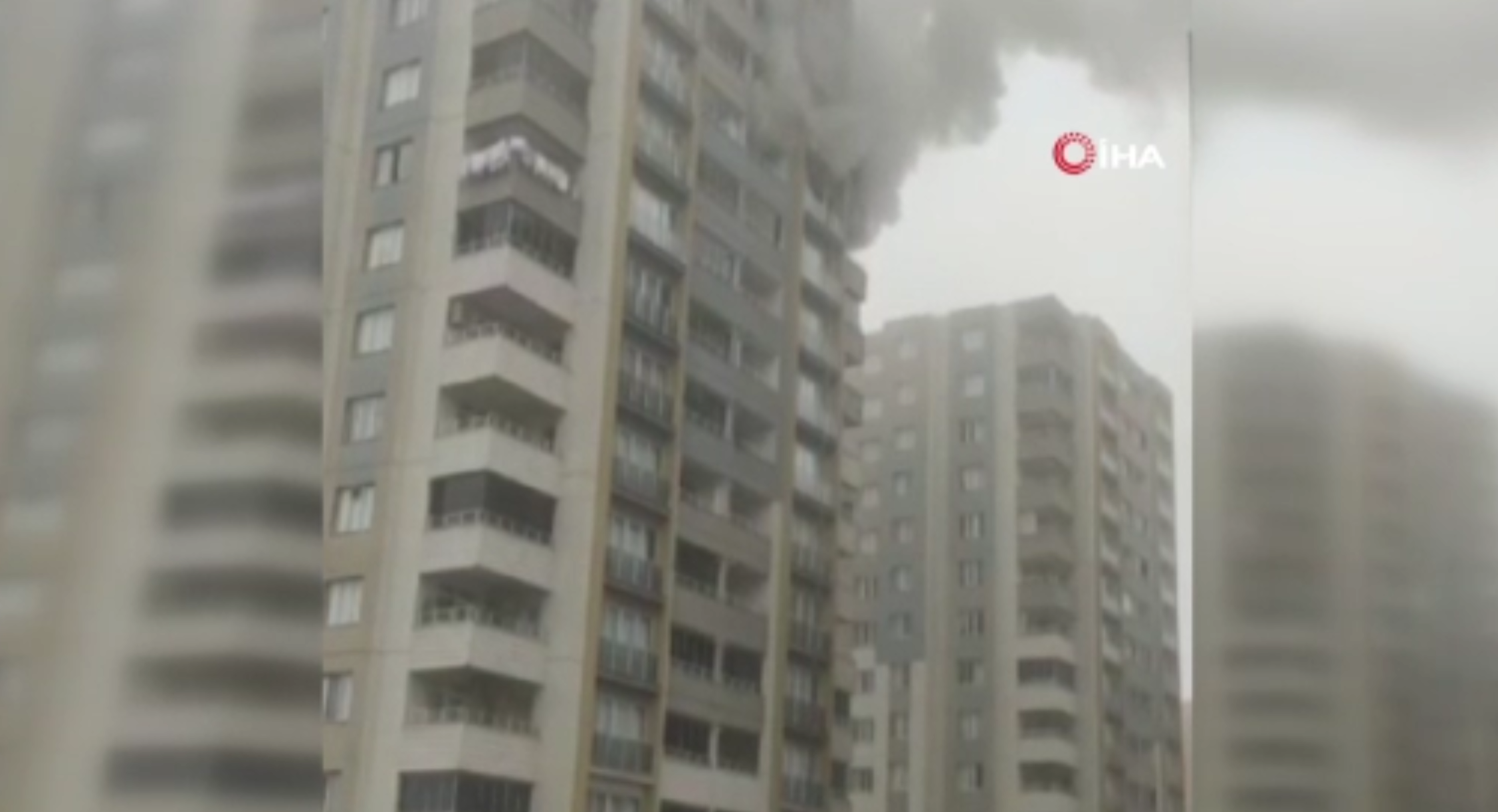 Batman’da 15 katlı binanın 11. katındaki bir dairede çıkan yangın,
