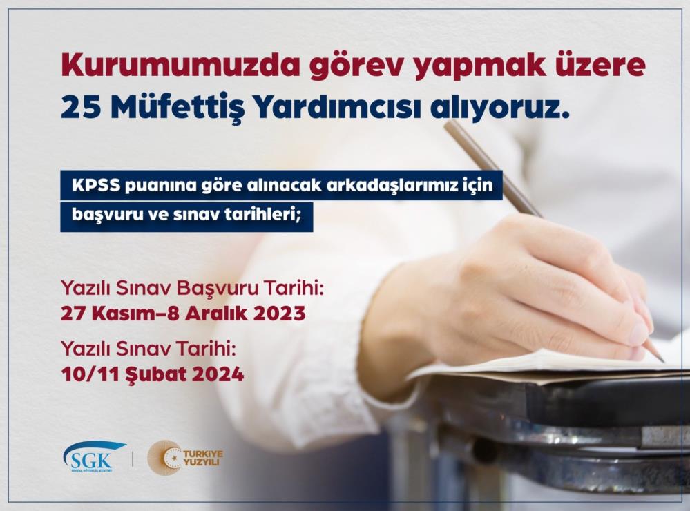 Bakan Işıkhan: “SGK’ya 25 müfettiş yardımcısı alımı gerçekleştiriyoruz” Çalışma ve Sosyal Güvenlik Bakanı Vedat Işıkhan, “KPSS puanı baz