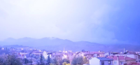 Balıkesir’de gece boyu çakan şimşek ve yıldırımlar gökyüzünü aydınlattı. Sağanak