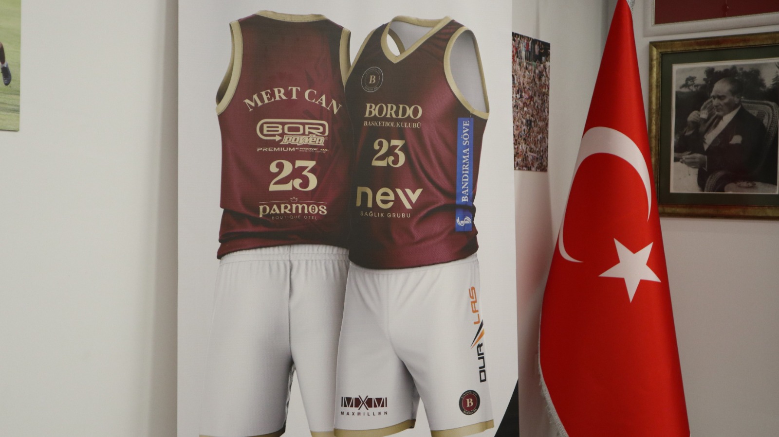 Bandırma Bordo Basketbol Kulübü, bu sezon anlaştıkları sponsor firmalar ile