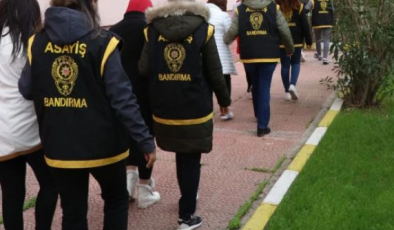 Bandırma’da basılan fuhuş yuvasından Hepatit C çıktı