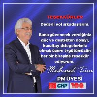 Tecrübeli siyasetçi Mehmet Tüm PM’ye girdi