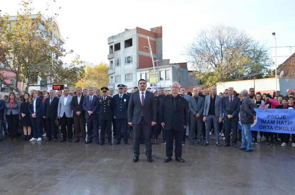 Gömeç’te, Cumhuriyetin Kurucusu Gazi Mustafa Kemal Atatürk vefatının 85 yılında