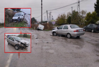 Gönen Hasanbey kırsal mahallesi mevkiinde meydana gelen trafik kazasında 3