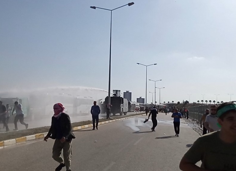 İsrail ve ABD’yi protesto etmek için İncirlik Üssü önünde eylem