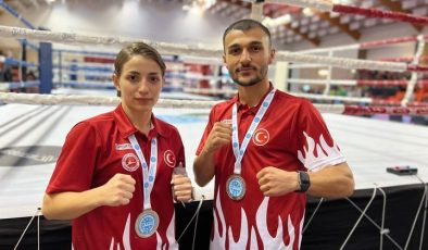 Kickboks Dünya şampiyonasında 2 gümüş madalya