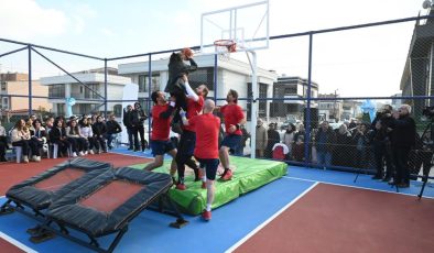 Maltepe mahallesi semt spor sahası açıldı
